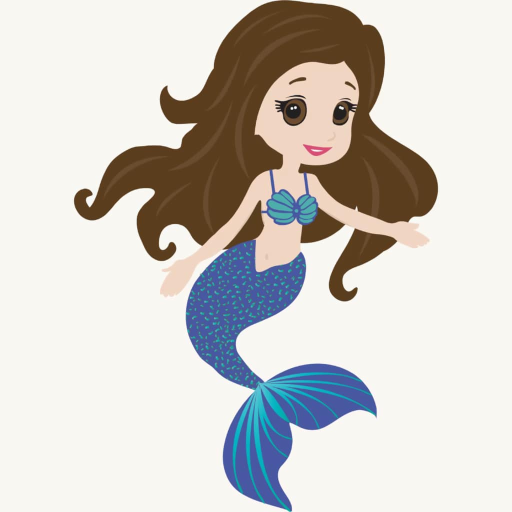 Illustration of a mermaid