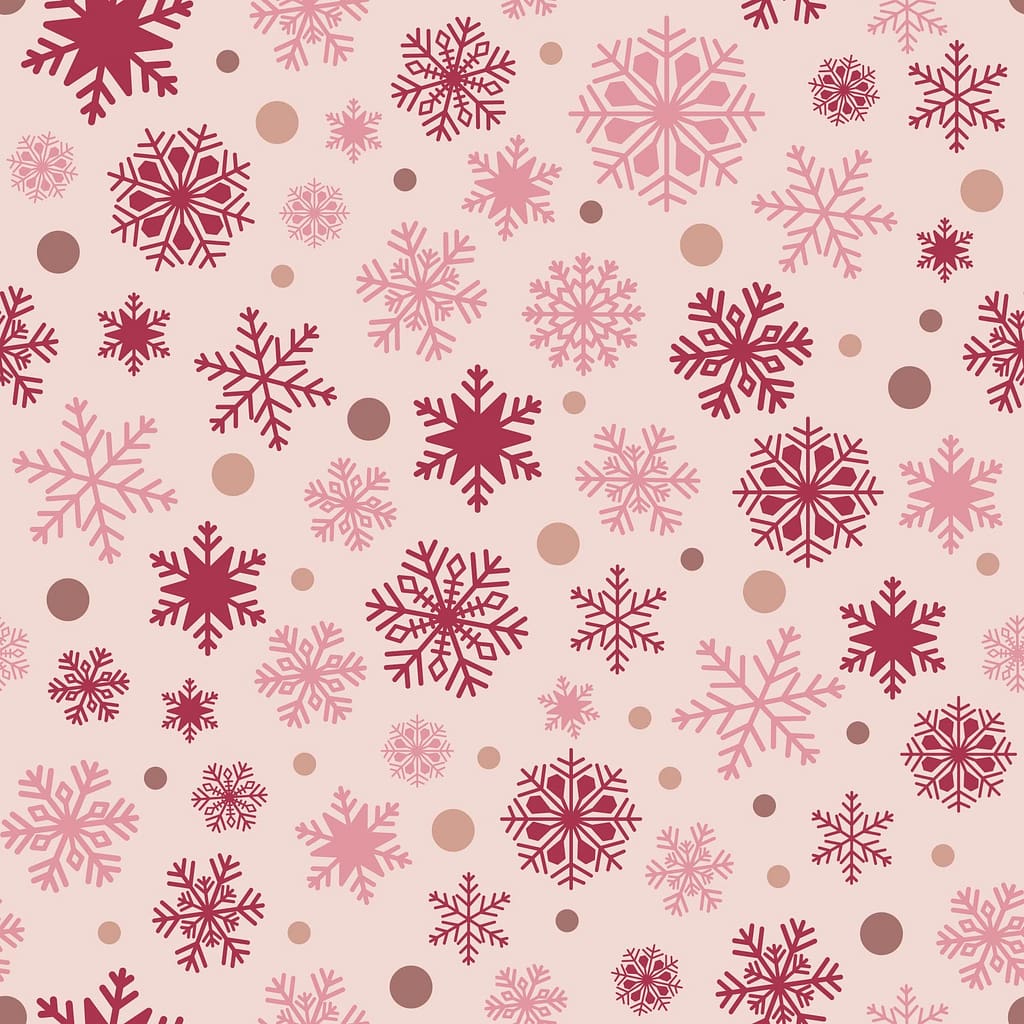 Snowflake Seamless Pattern created by One Crafty Gal Designs